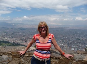 View of Bogota city from Monteserrate