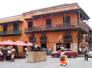 The only Botero sculpture in Cartegena