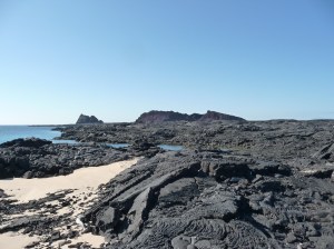 Santiago Island - lava flows