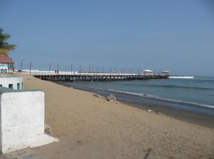 The pier of Huanachaco
