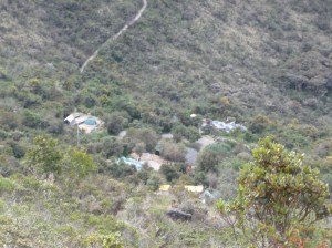 The welcomed sight of the campsite. 