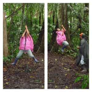 Cristina doing a Jane impersonation