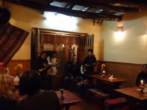 A bit of restaurant busking "...Pachamama..."