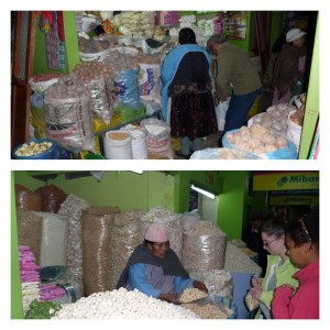 Picking up some groceries for our Amantani Island host families