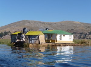 Medical Centre on Uros Islands, Lake Titicaca