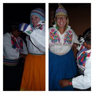 Frocking up for the party