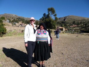 Farewelling Rita - the dress definitely more her look!