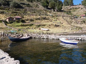 Arriving at Taquile Island