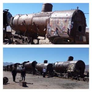 The train cemetery, Uyuni