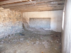 A classroom from the former school. 