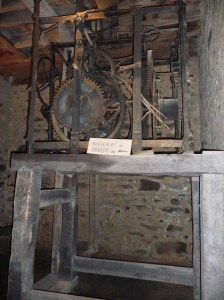 Wheel to wind the clock tower bells