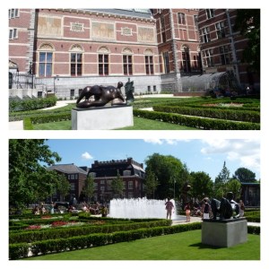The Henry Moore sculpture garden