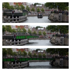 ...and it's a pedestrian/cyclist bridge again in no time!