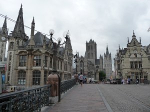 St Michaels bridge, Ghent