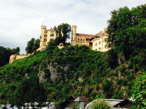 Hohenschwangau Castle - occupied by Ludwig's parents. 