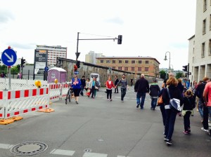 The remains part of the Berlin Wall. 
