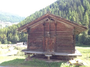 Barns with slate discs to keep the rats out!