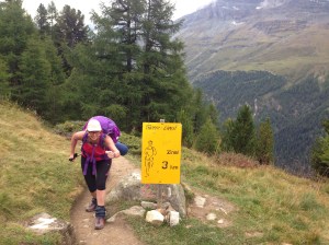 Yeh - I was ready for the Zinal mountain challenge!