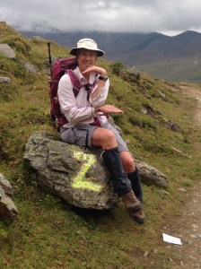 Karyn channelling a bit of energy from our Zontian friends.