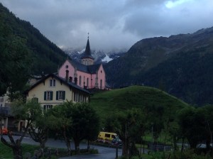 Early morning departure out of Trient.