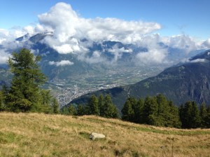 Looking over to the Bernese Oberland