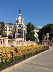 Monument to the eccentric Duke of Brunswick. 